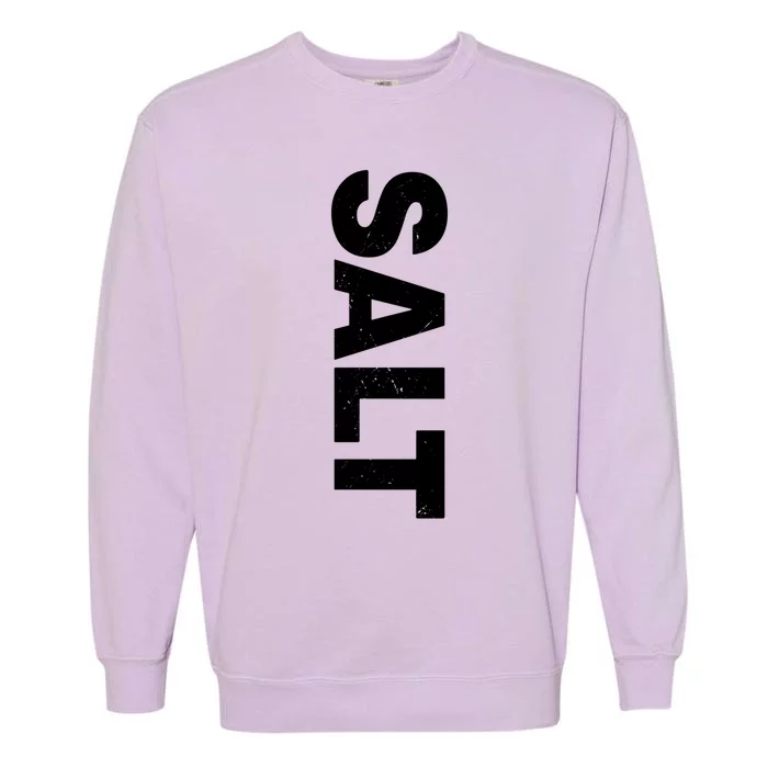 Salt And Pepper Halloween Costume Couple Matching Adults Gift Garment-Dyed Sweatshirt