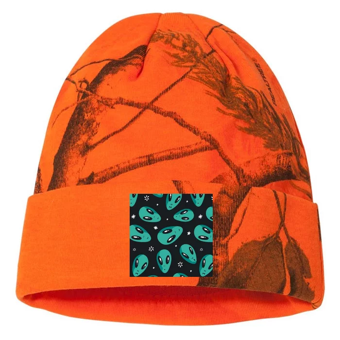 Space Alien Pattern Kati - 12in Camo Beanie