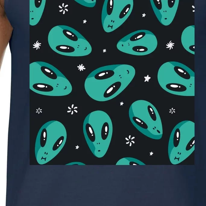 Space Alien Pattern Comfort Colors® Tank Top