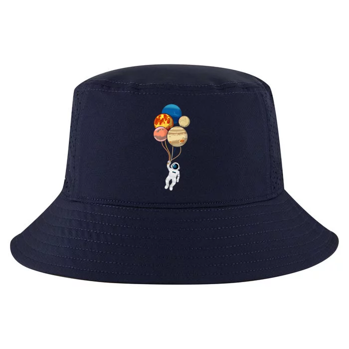 Space Astronaut Planet Balloons Rocketship Astronomy Gift Cool Comfort Performance Bucket Hat