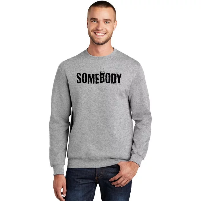 Somebody And Problem Funny Matching Couples Vintage Tall Sweatshirt