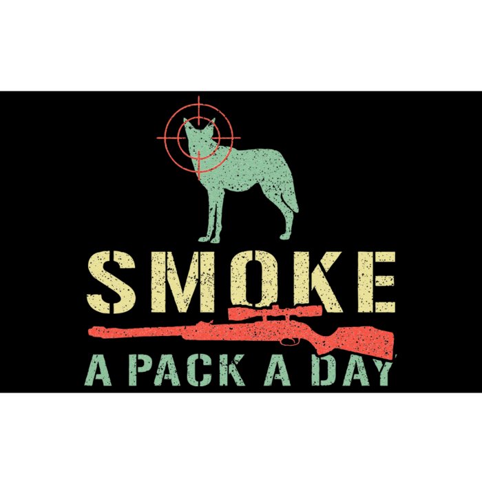 Smoke A Pack A Day Coyote Hunting Bumper Sticker