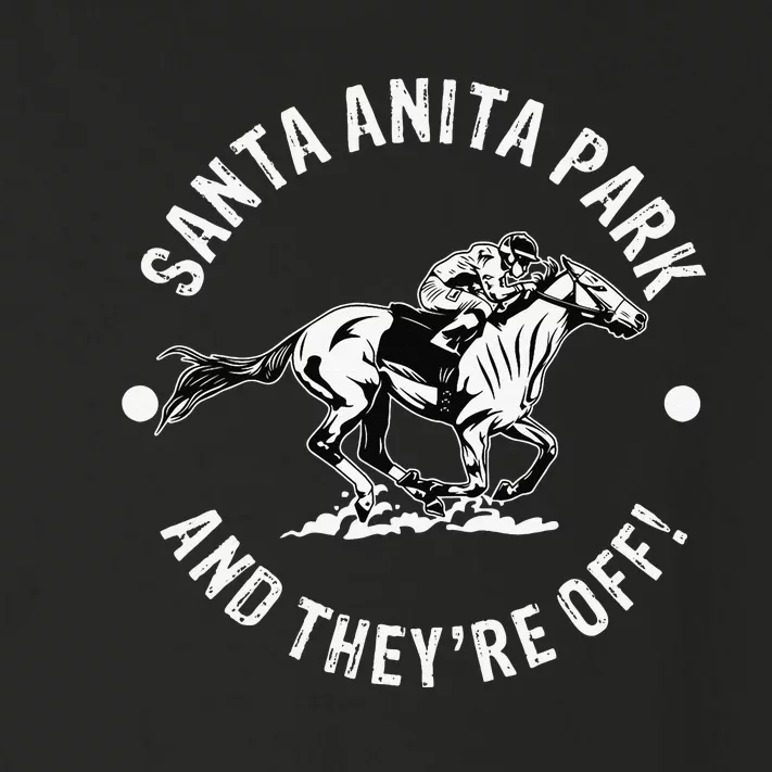 Santa Anita Park Racetrack Horse Racing Equestrian CA Derby Toddler Long Sleeve Shirt