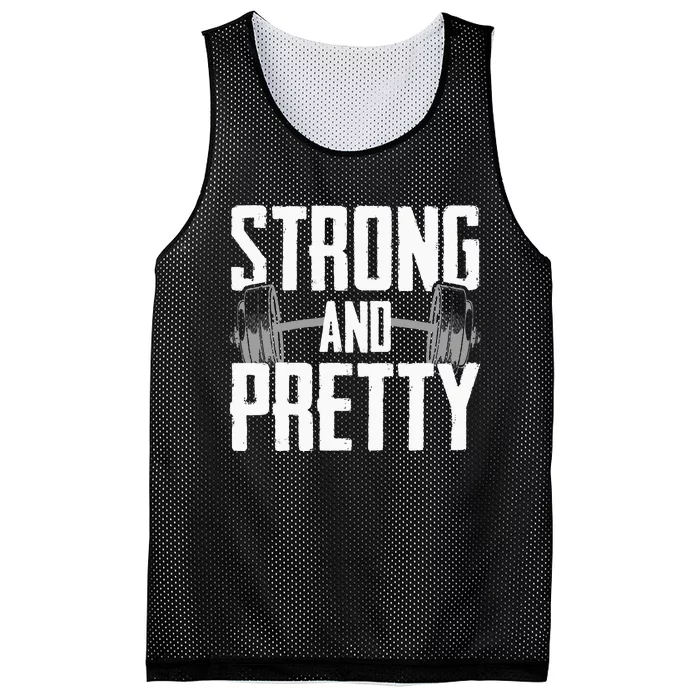 Strong And Pretty Powerlifting Apparel Gym Mesh Reversible Basketball Jersey Tank