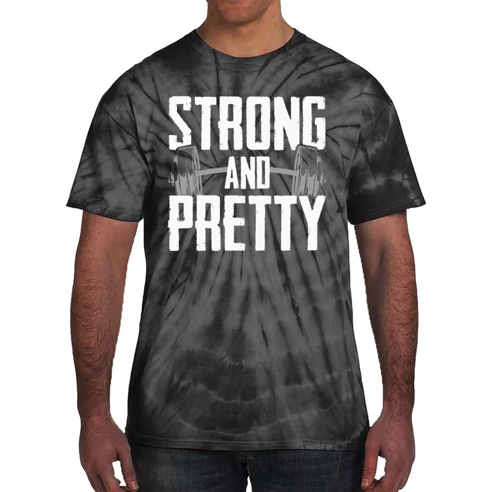 Strong And Pretty Powerlifting Apparel Gym Tie-Dye T-Shirt