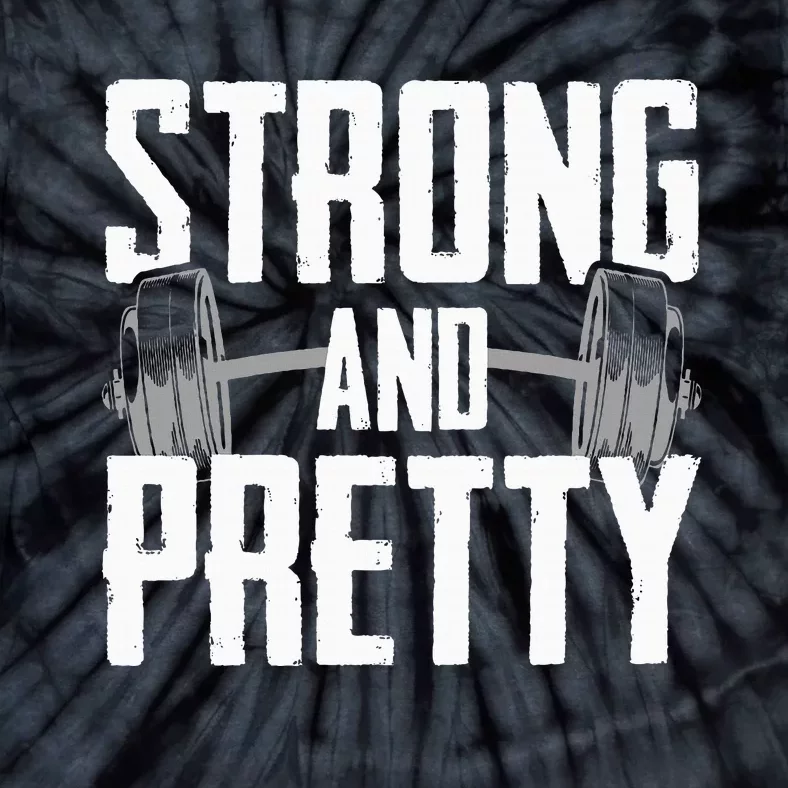 Strong And Pretty Powerlifting Apparel Gym Tie-Dye T-Shirt