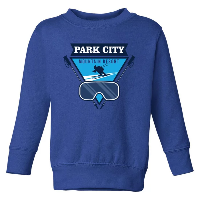 Ski At Park City Mountain Resort Toddler Sweatshirt