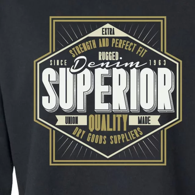 Strength And Perfect Superior Cropped Pullover Crew