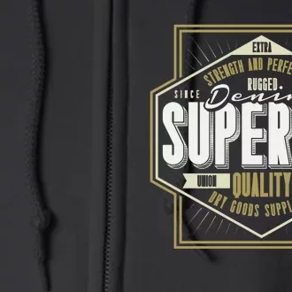 Strength And Perfect Superior Full Zip Hoodie