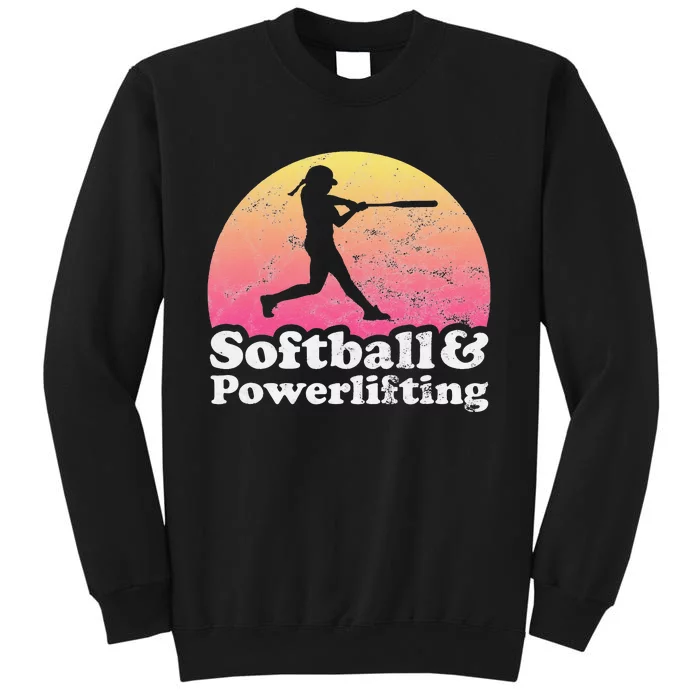 Softball and Powerlifting  Powerlifter Sweatshirt