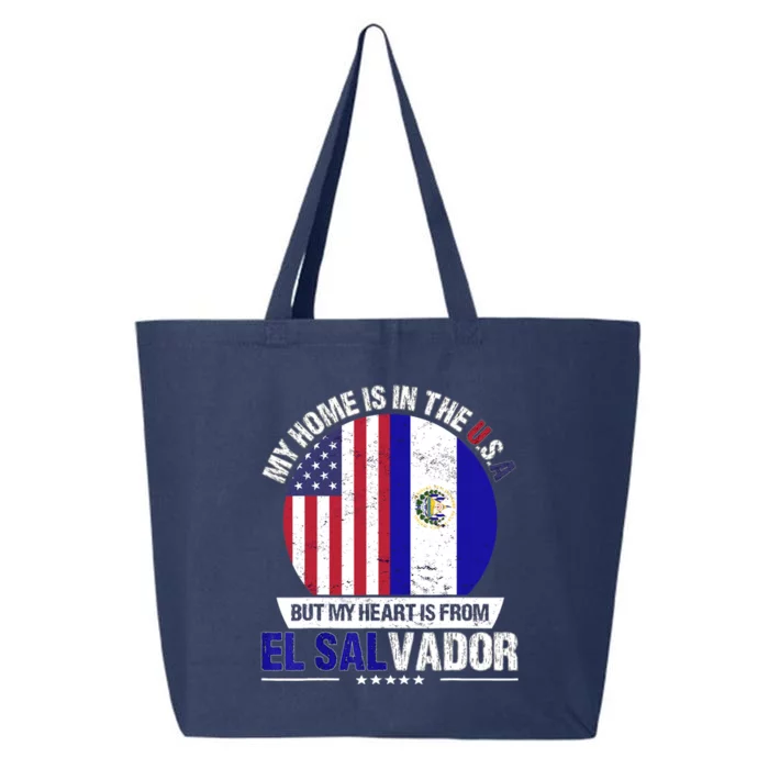 Salvadoran American Patriot Heart is from El Salvador Grown 25L Jumbo Tote