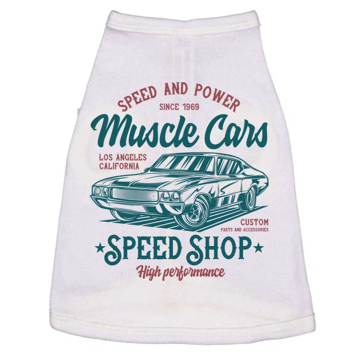 Speed And Power Muscle Car Doggie Tank