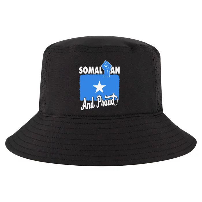 Somalian And Proud Love Somalia With Somalia Flag Fist Cool Comfort Performance Bucket Hat