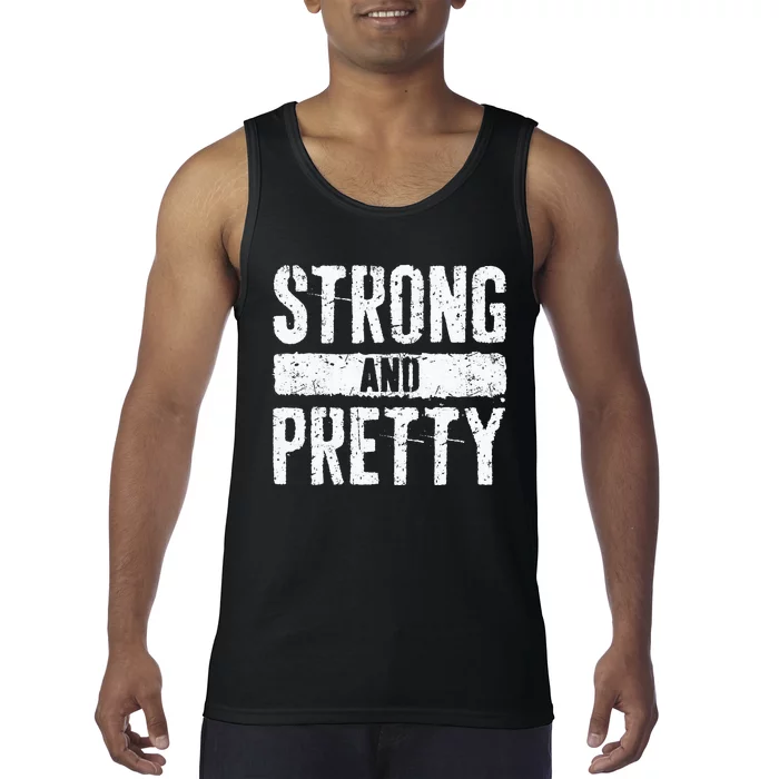 Strong And Pretty Strongman Gym Workout Tank Top