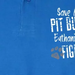 Save A Pitbull Euthanize A Dog Fighter Pit Bull Gift Softstyle Adult Sport Polo