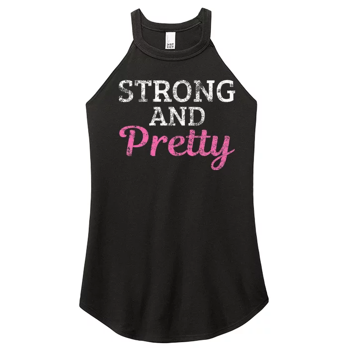 Strong And Pretty Women’s Perfect Tri Rocker Tank