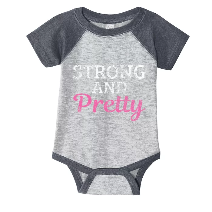 Strong And Pretty Infant Baby Jersey Bodysuit