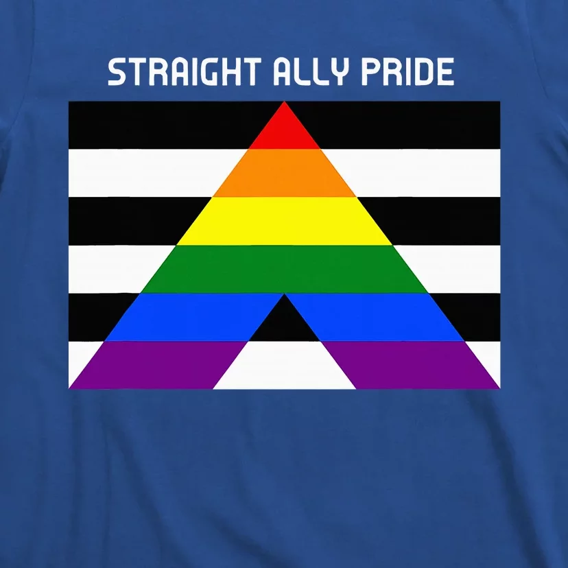 Straight Ally Pride Flag For Any Proud Heterosexual Ally T-Shirt