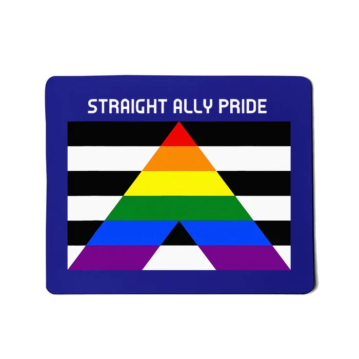 Straight Ally Pride Flag For Any Proud Heterosexual Ally Mousepad