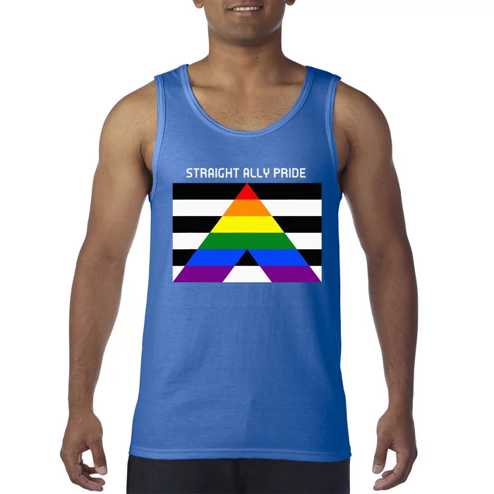 Straight Ally Pride Flag For Any Proud Heterosexual Ally Tank Top