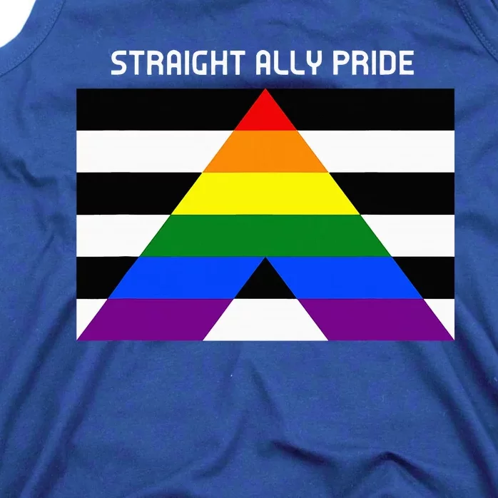 Straight Ally Pride Flag For Any Proud Heterosexual Ally Tank Top