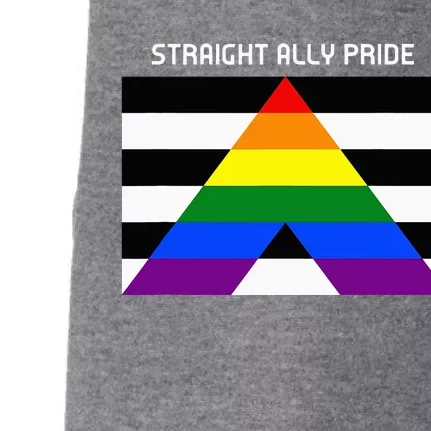 Straight Ally Pride Flag For Any Proud Heterosexual Ally Doggie 3-End Fleece Hoodie