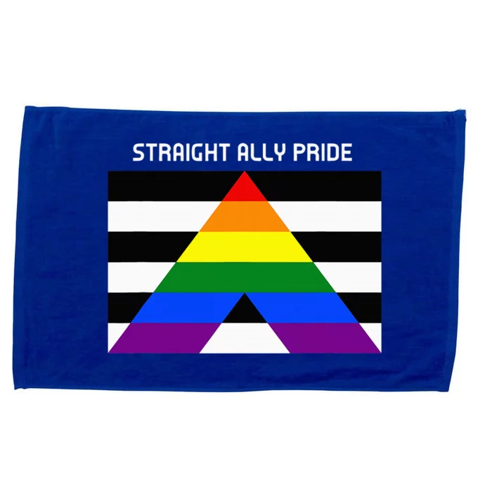 Straight Ally Pride Flag For Any Proud Heterosexual Ally Microfiber Hand Towel