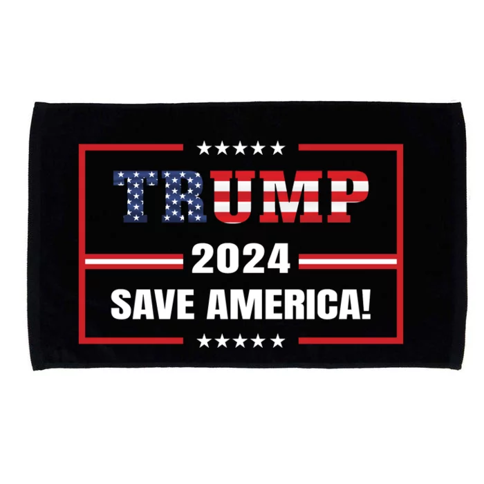 Save America Patriotic Theme Microfiber Hand Towel