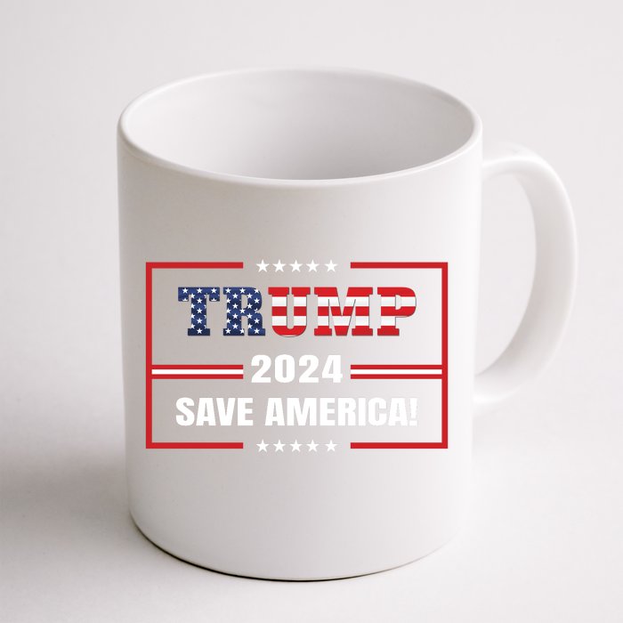 Save America Patriotic Theme Front & Back Coffee Mug