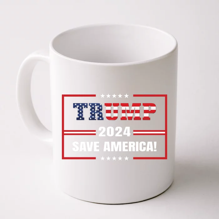 Save America Patriotic Theme Front & Back Coffee Mug