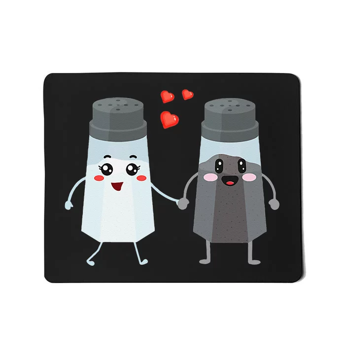 Salt And Pepper Shaker Couple Gift For Chefs And Cooks Mousepad