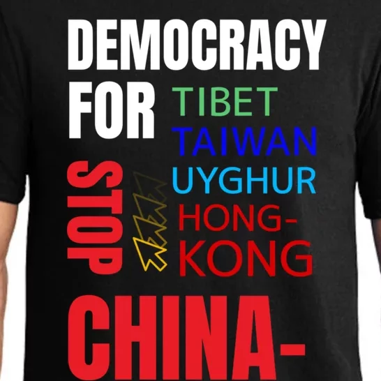 Support And Protest For Taiwan Democracy And Independence Great Gift Pajama Set