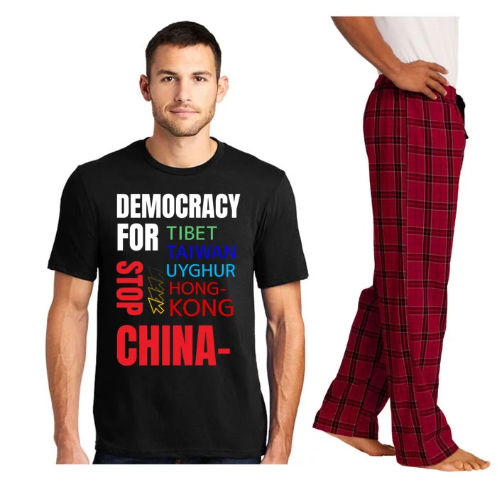 Support And Protest For Taiwan Democracy And Independence Great Gift Pajama Set