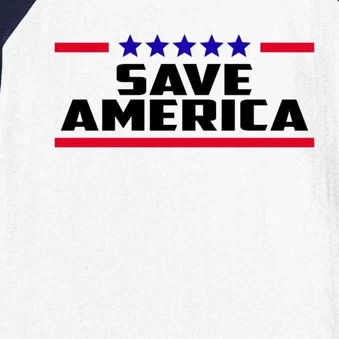 Save America Political Election Baseball Sleeve Shirt