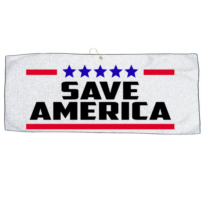 Save America Political Election Large Microfiber Waffle Golf Towel