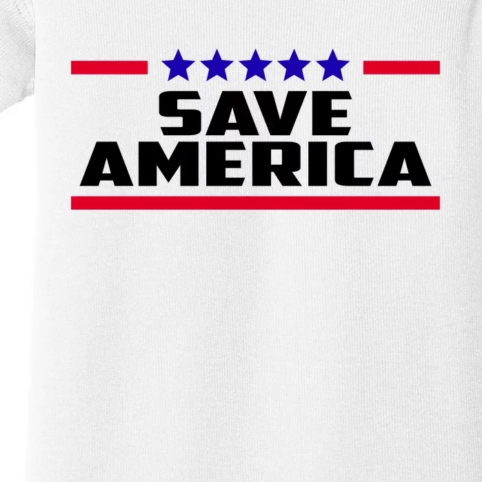 Save America Political Election Baby Bodysuit