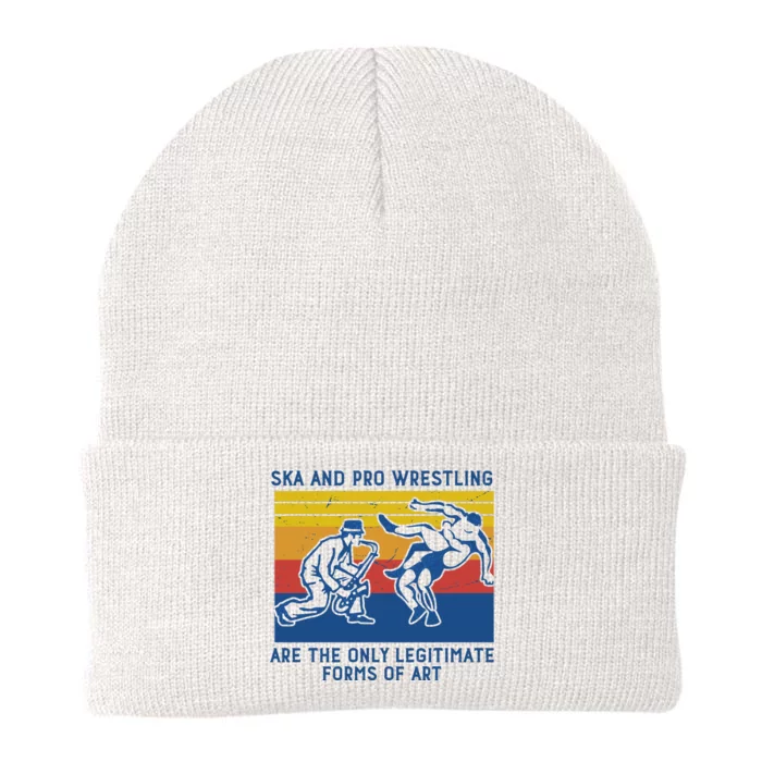 Ska And Pro Wrestling Are The Only Legitimate Forms Of Art Knit Cap Winter Beanie