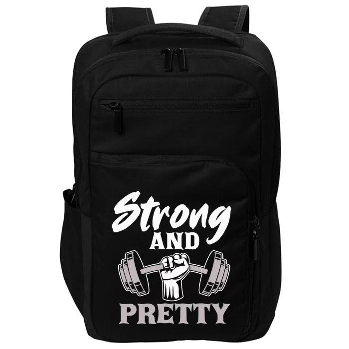 Strong And Pretty Gym Fitness Sport Bodybuilding Impact Tech Backpack