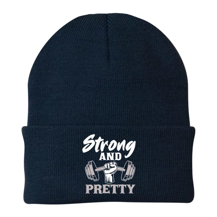 Strong And Pretty Gym Fitness Sport Bodybuilding Knit Cap Winter Beanie