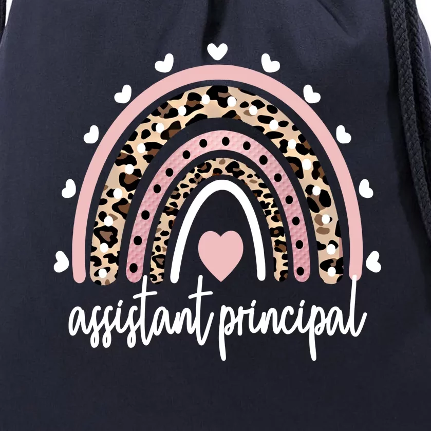 School Assistant Principal Rainbow Assistant Principal Gift Drawstring Bag