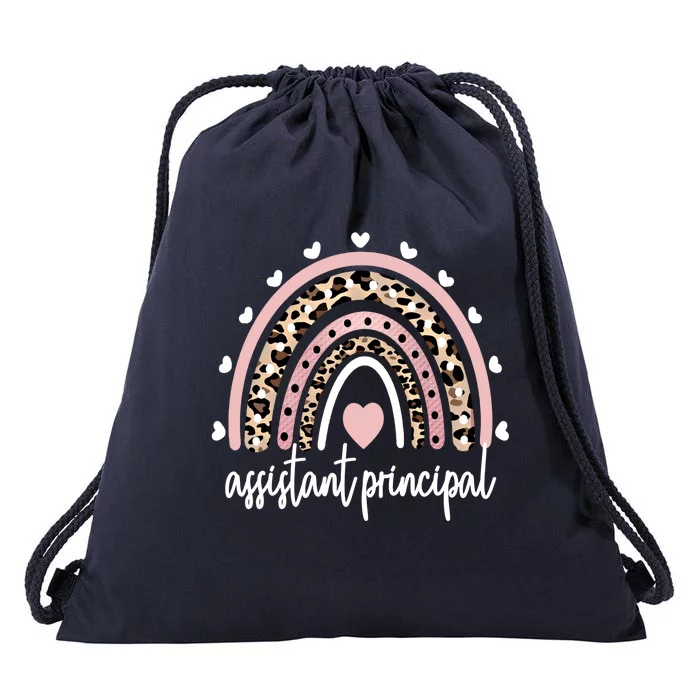 School Assistant Principal Rainbow Assistant Principal Gift Drawstring Bag