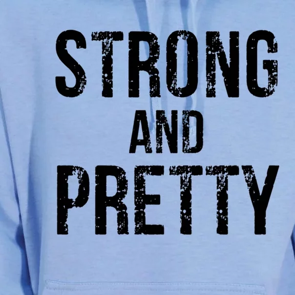 Strong And Pretty Gift Unisex Surf Hoodie