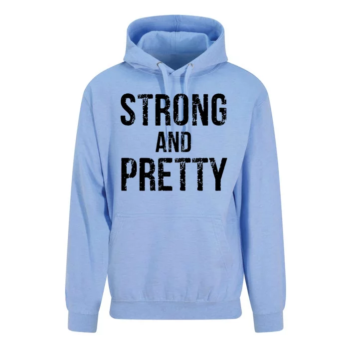 Strong And Pretty Gift Unisex Surf Hoodie