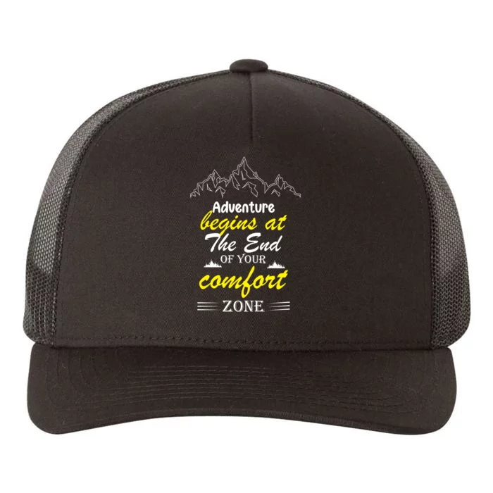 Summer Adventure Quote Yupoong Adult 5-Panel Trucker Hat