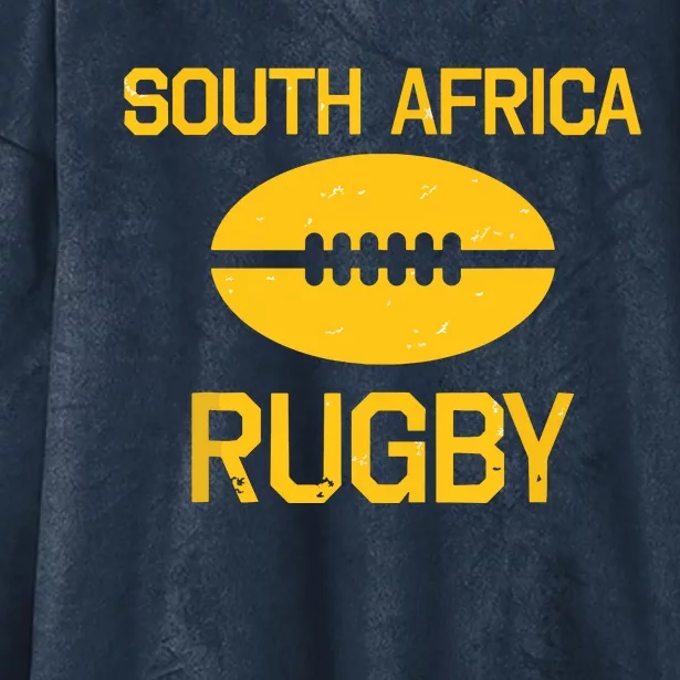 South Africa Rugby South African Rugby Hooded Wearable Blanket