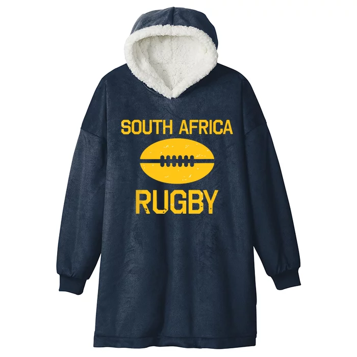 South Africa Rugby South African Rugby Hooded Wearable Blanket