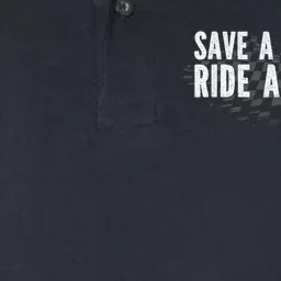 Save A Racecar Ride A Driver Softstyle Adult Sport Polo