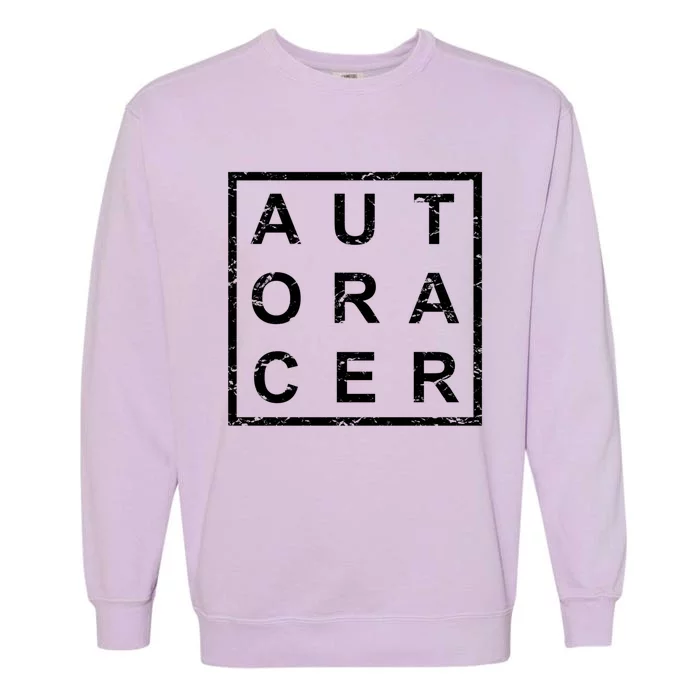 Stylish Auto Racing Gift Garment-Dyed Sweatshirt