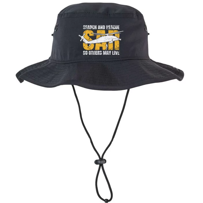 Search And Rescue Helicopter Sar Vintage Distressed Design Legacy Cool Fit Booney Bucket Hat