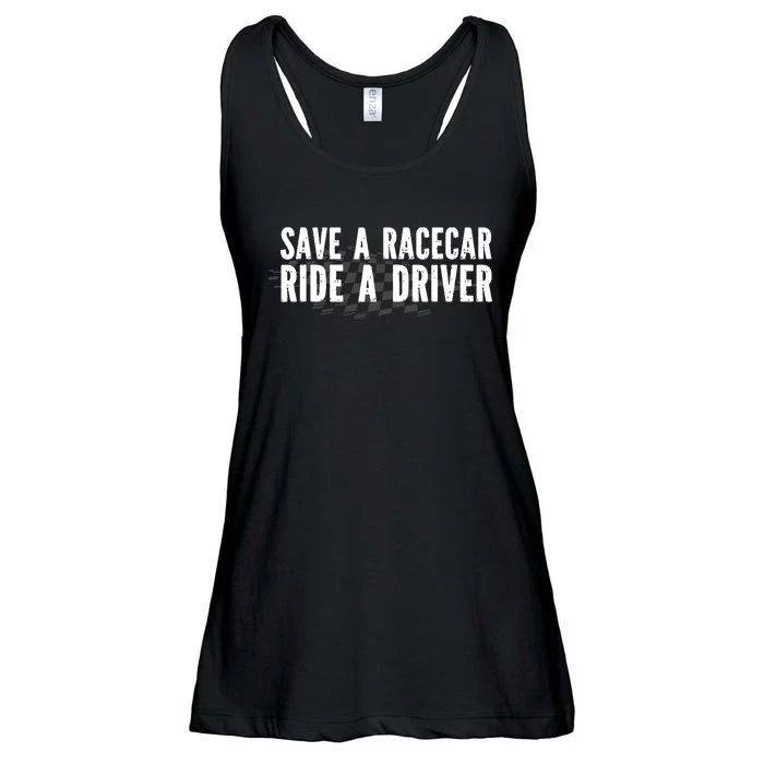 Save A Racecar Ride A Driver Ladies Essential Flowy Tank